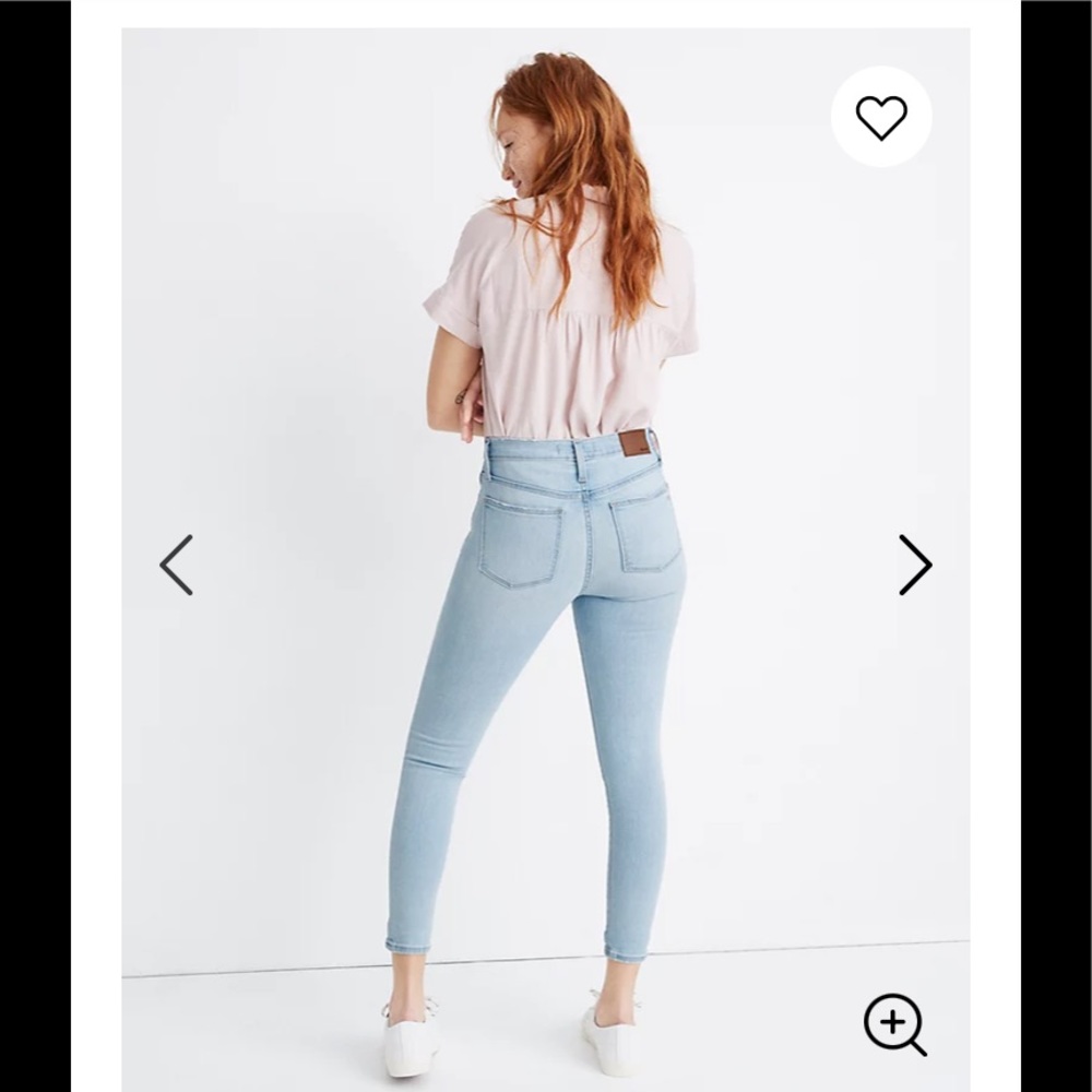 Madewell Mid Rise Coolmax Jeans View 3